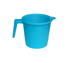 Nayasa Frosty Bathroom Mug (1 l, Blue)